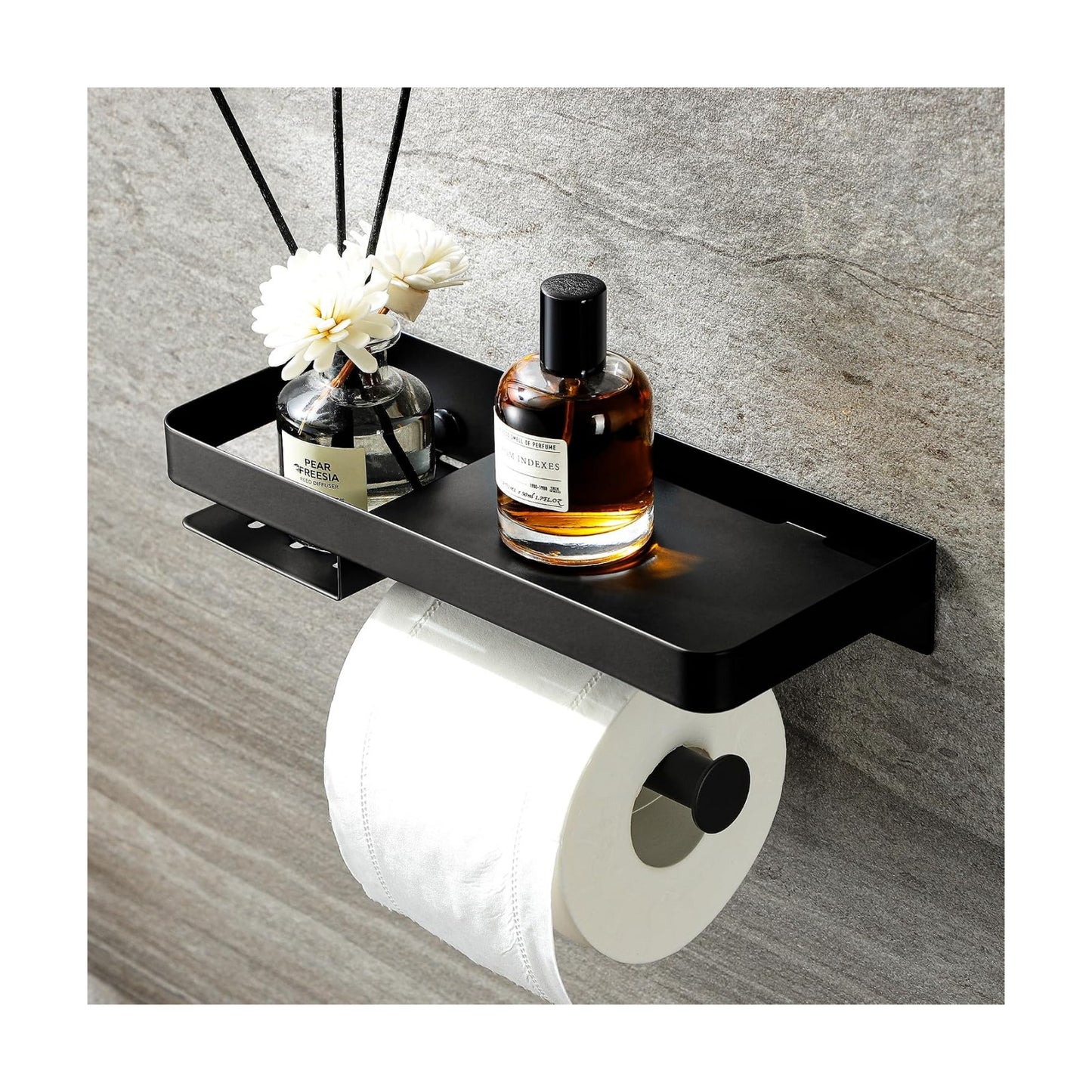 Decor Toilet Paper Holder - Small Bathroom Decoration Holder Toilet Air Freshener, Small Bathroom Accessories, Matte