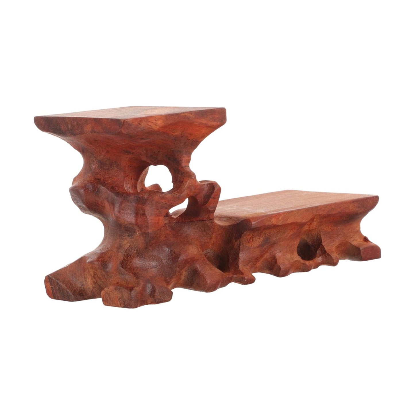 Rosewood Base Wooden Display Stand Vase Base Figurine Pedestal Riser
