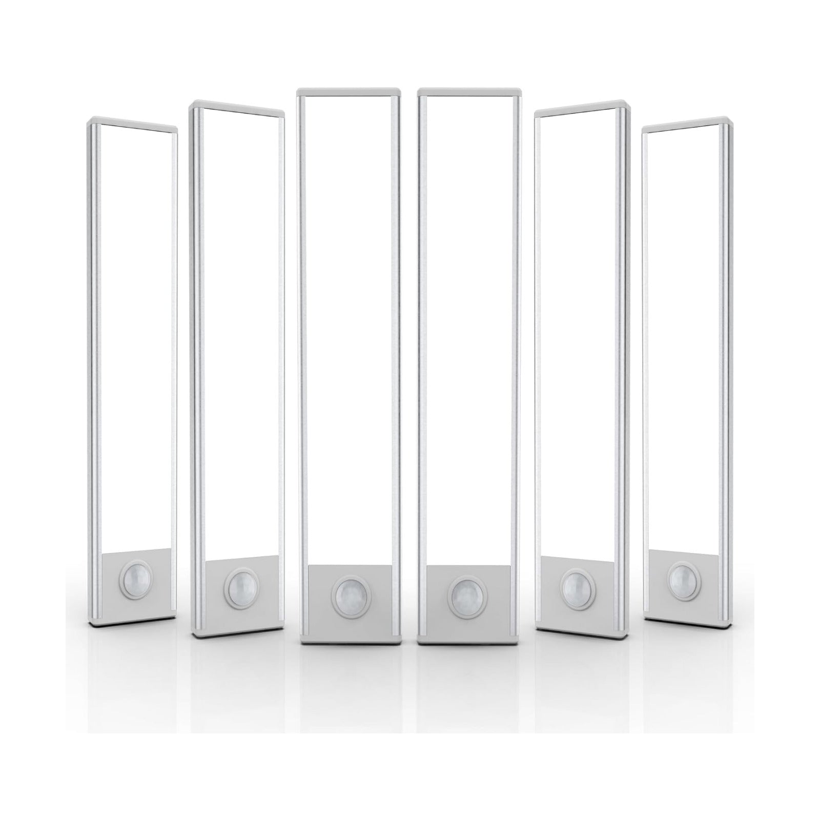 6 Pack Under Cabinet Lighting Wireless, 32 LED Rechargeable Battery Motion Sensor Light Indoor, Stick On Magnetic