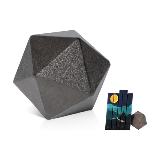 Geometric Paperweight and Book End for Modern Home Decor