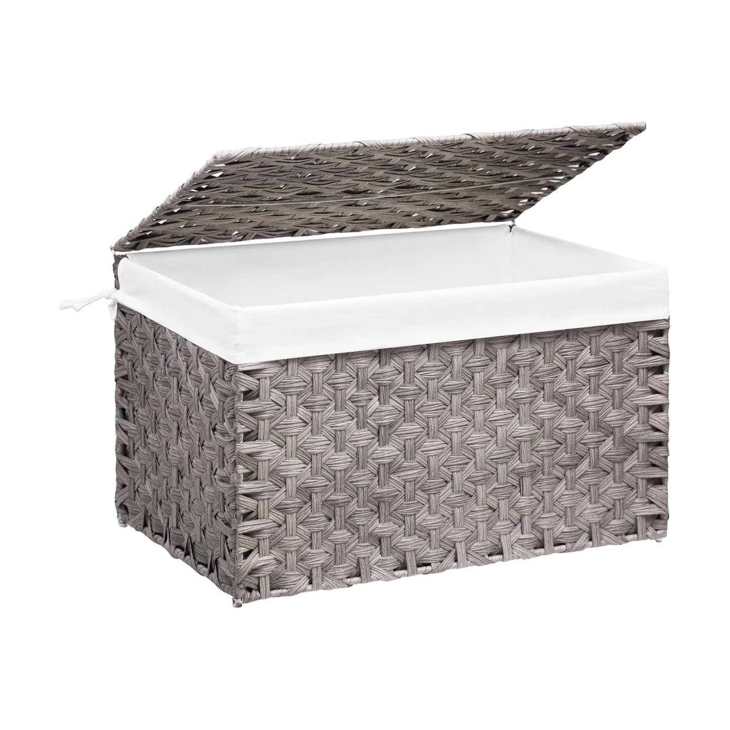 Woven Storage Bin / 17.7 x 29.9 x 18.1 / 160l: Inches / Grey