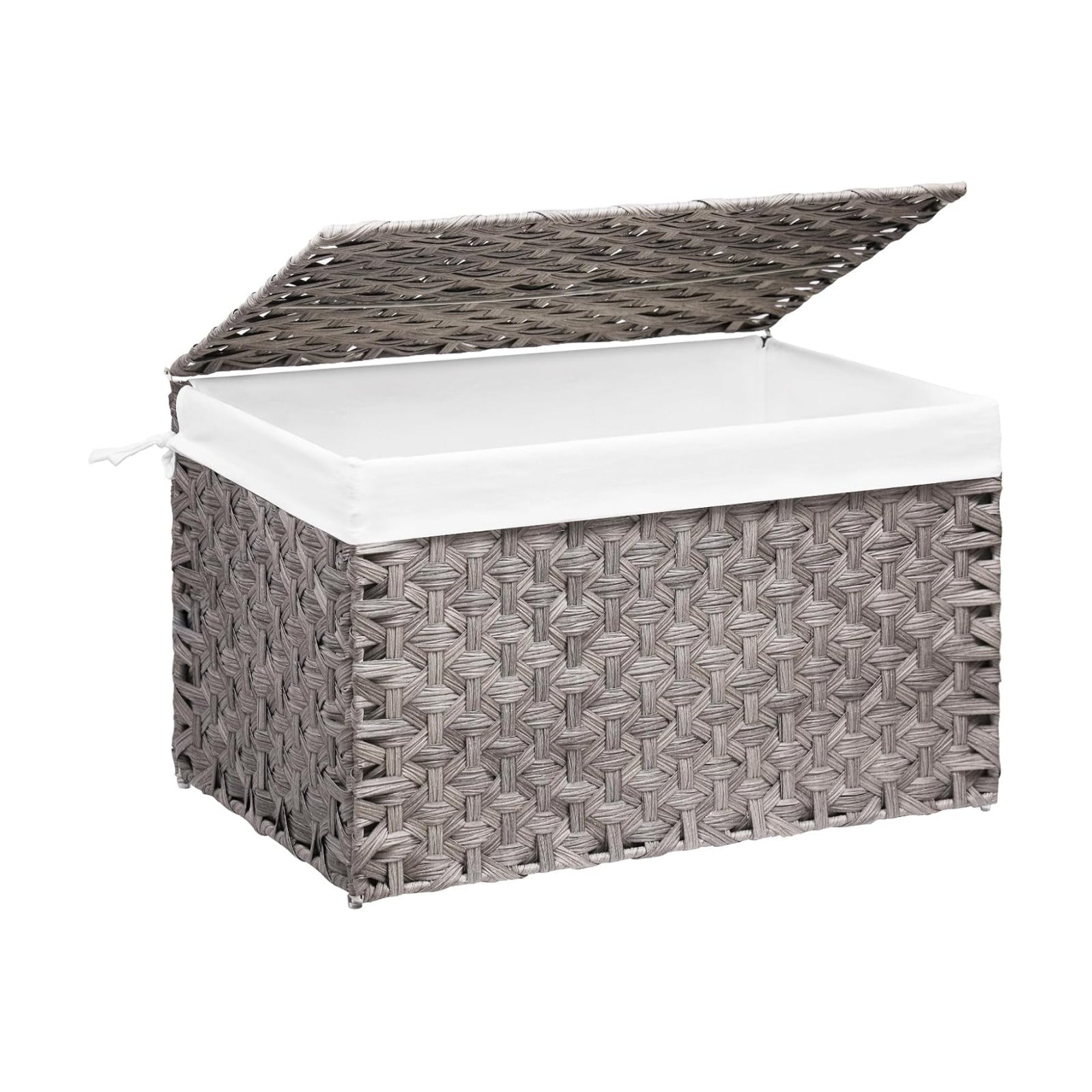 Woven Storage Bin / 17.7 x 29.9 x 18.1 / 160l: Inches / Grey
