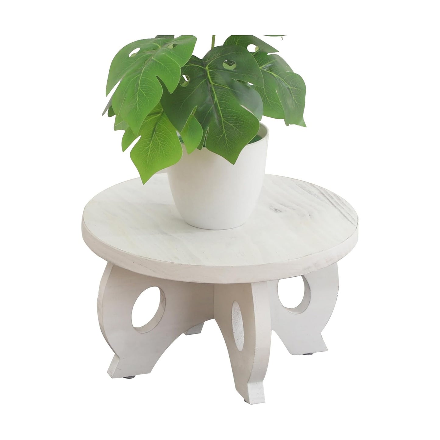 Small Plant Stand Kitchen Display Stand 10 inch Plant Holder Plant Stool Round Stand Risers Farmhouse Rustic Balcony