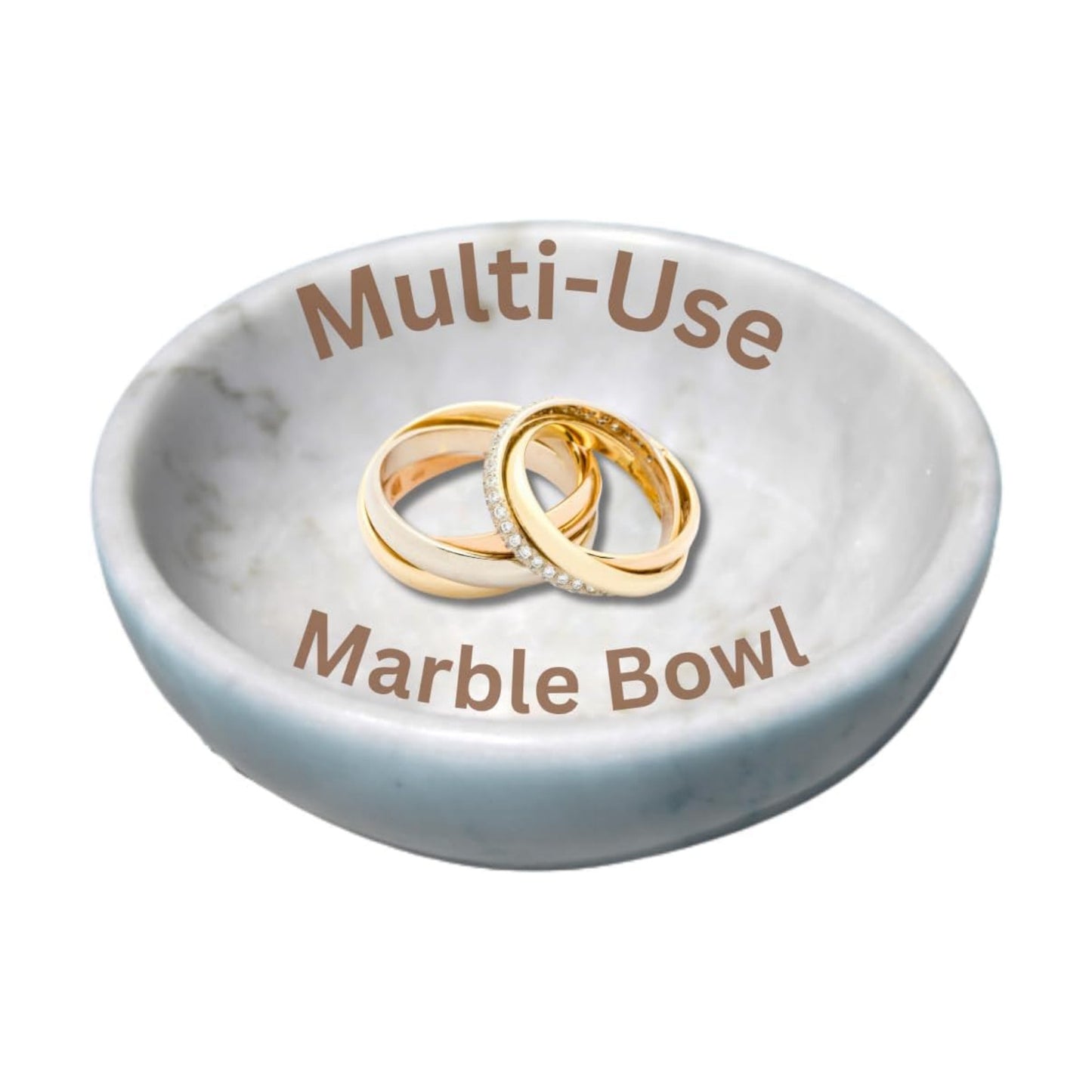 Ring Holder / Jewelry Tray / White Cotton