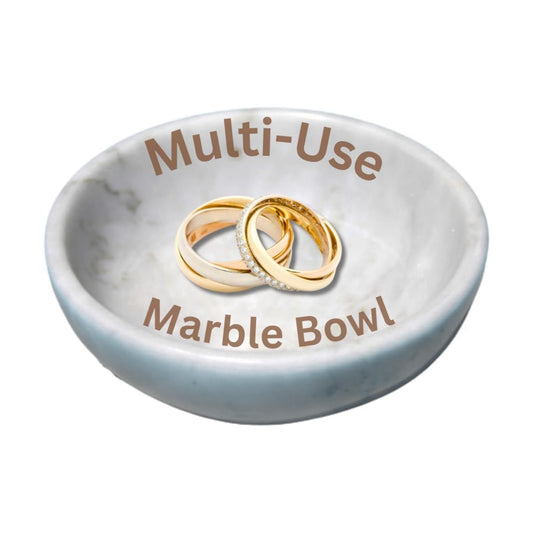 Ring Holder / Jewelry Tray / White Cotton
