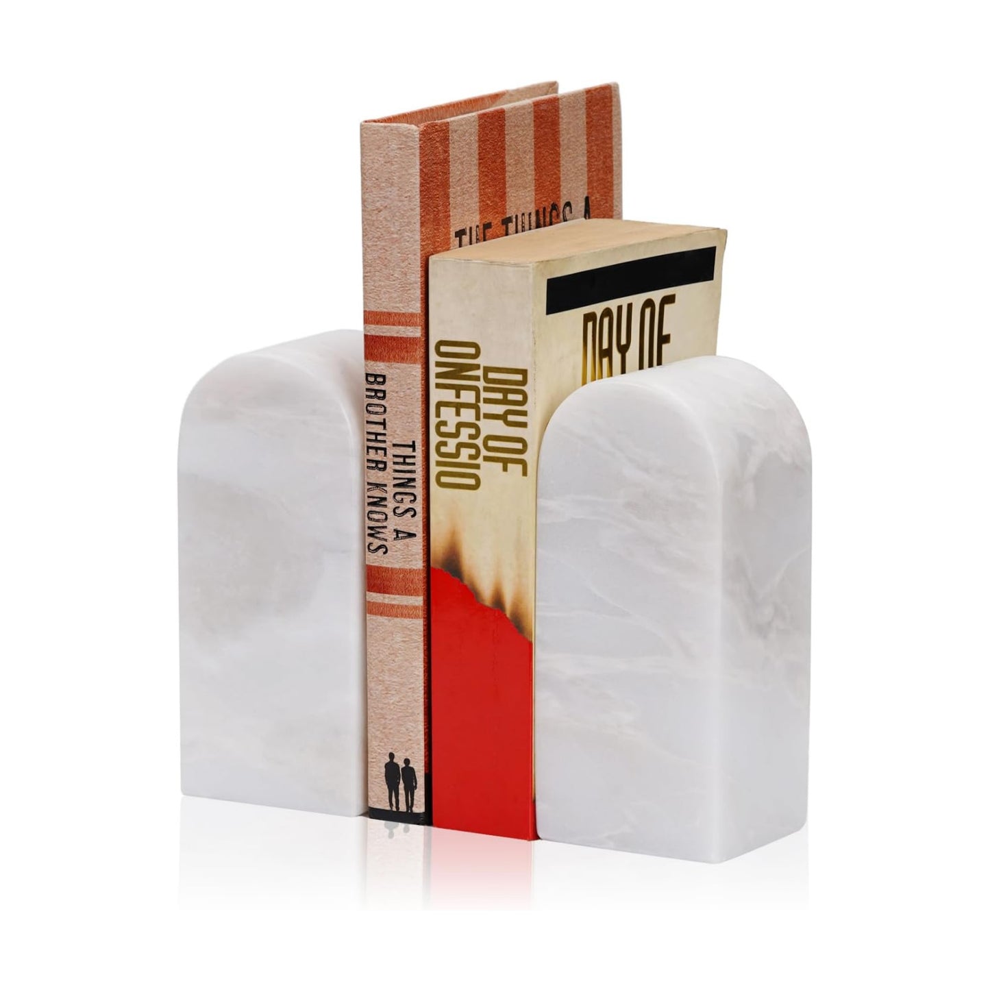 Decorative Book Ends / Natural