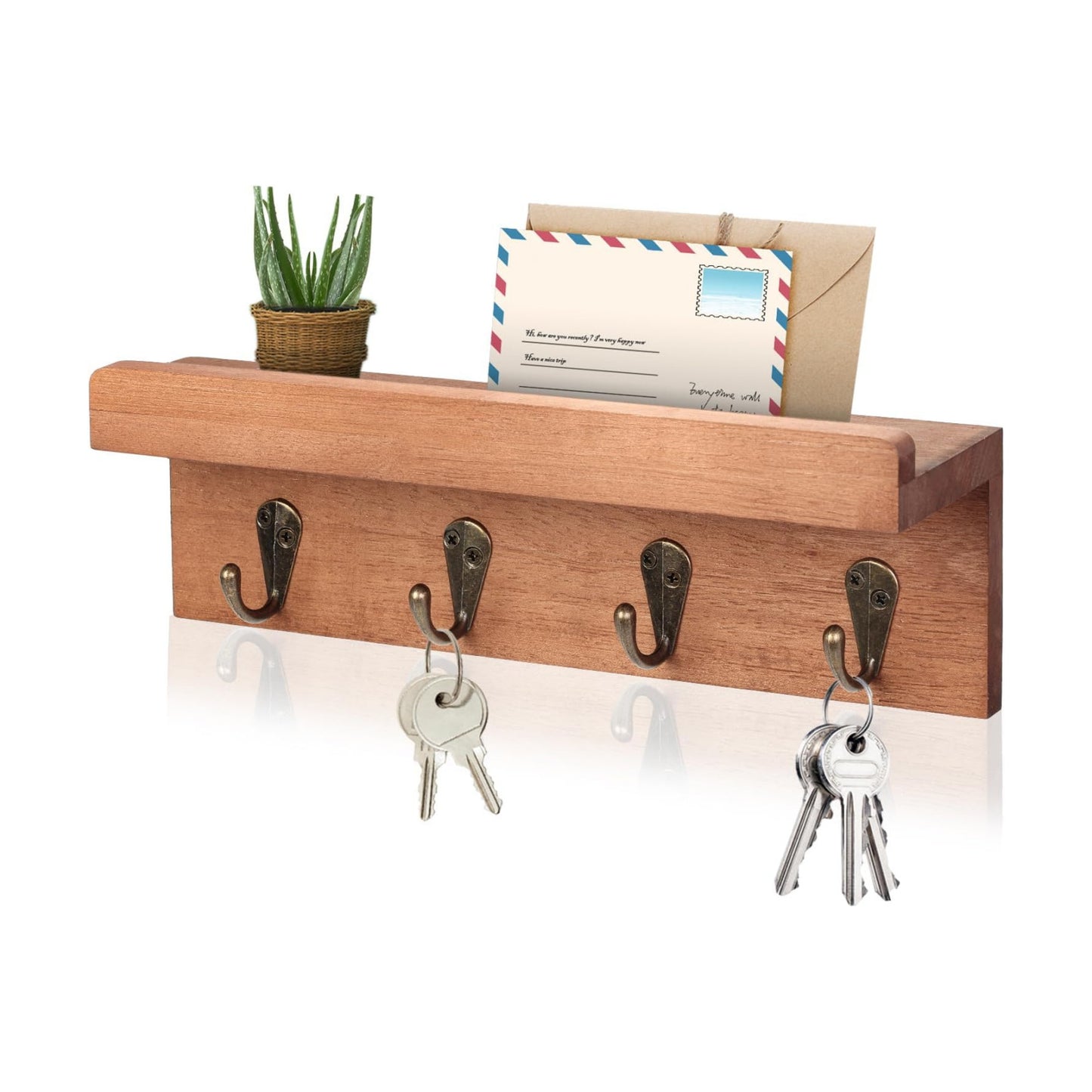Rustic Key Holder / Brown - Oak