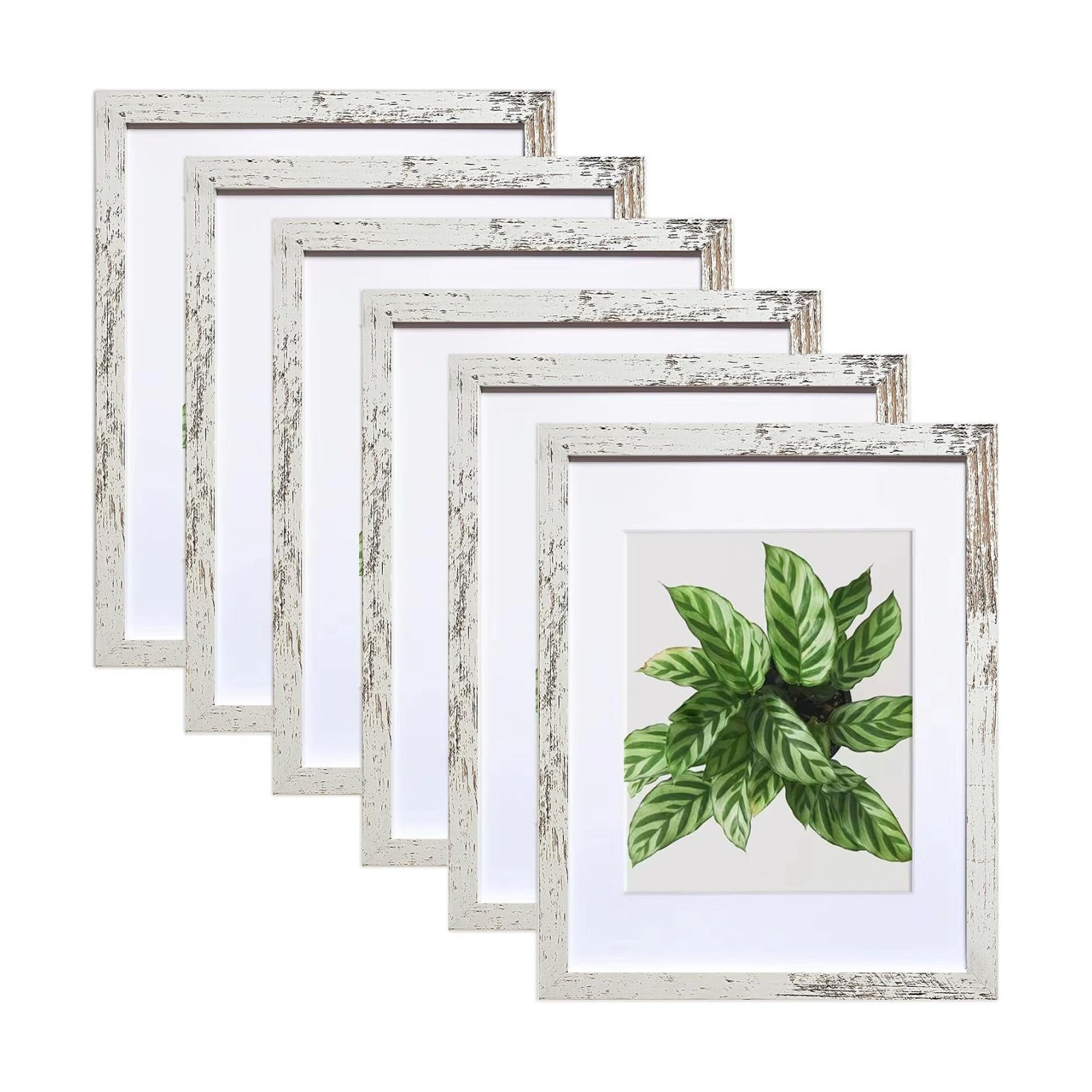 SESEAT 11x14 Picture Frame, Display Pictures 8x10 With mat or 11x14 Prints Without Mat, Wall Mounting, Distressed