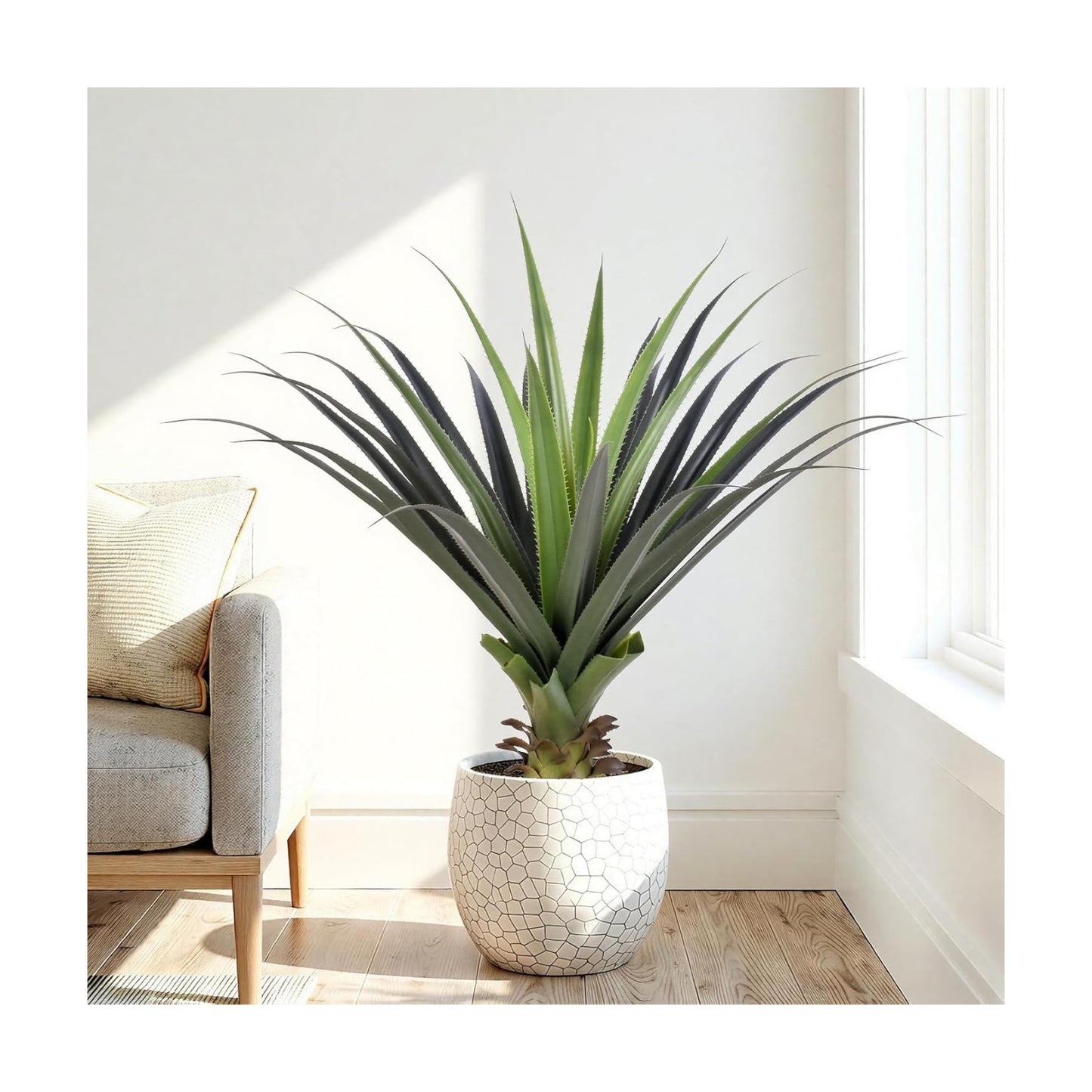 Artificial Spiked Agave Plant / 3ft / 3 Inch