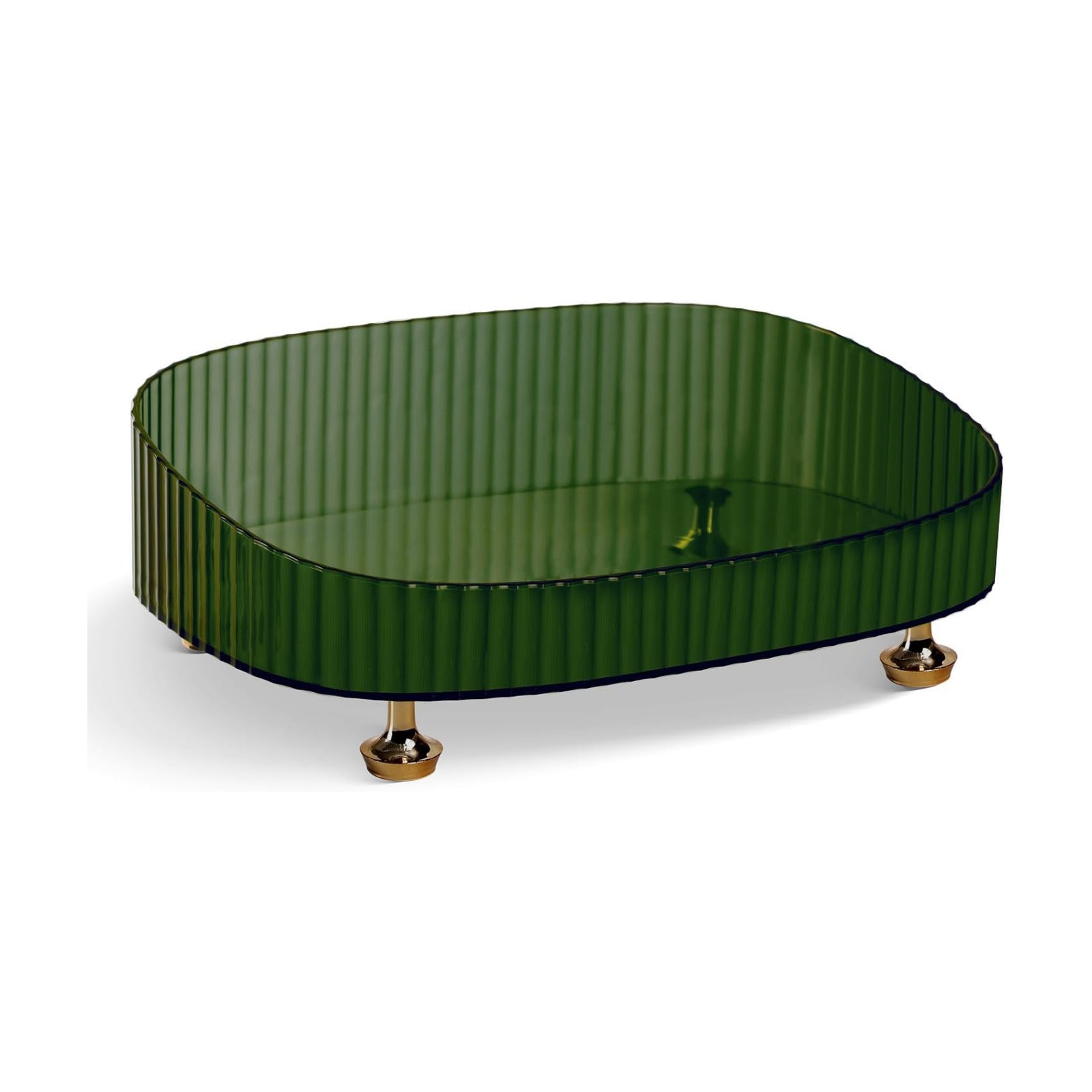 Clear Acrylic Perfume Tray / Green