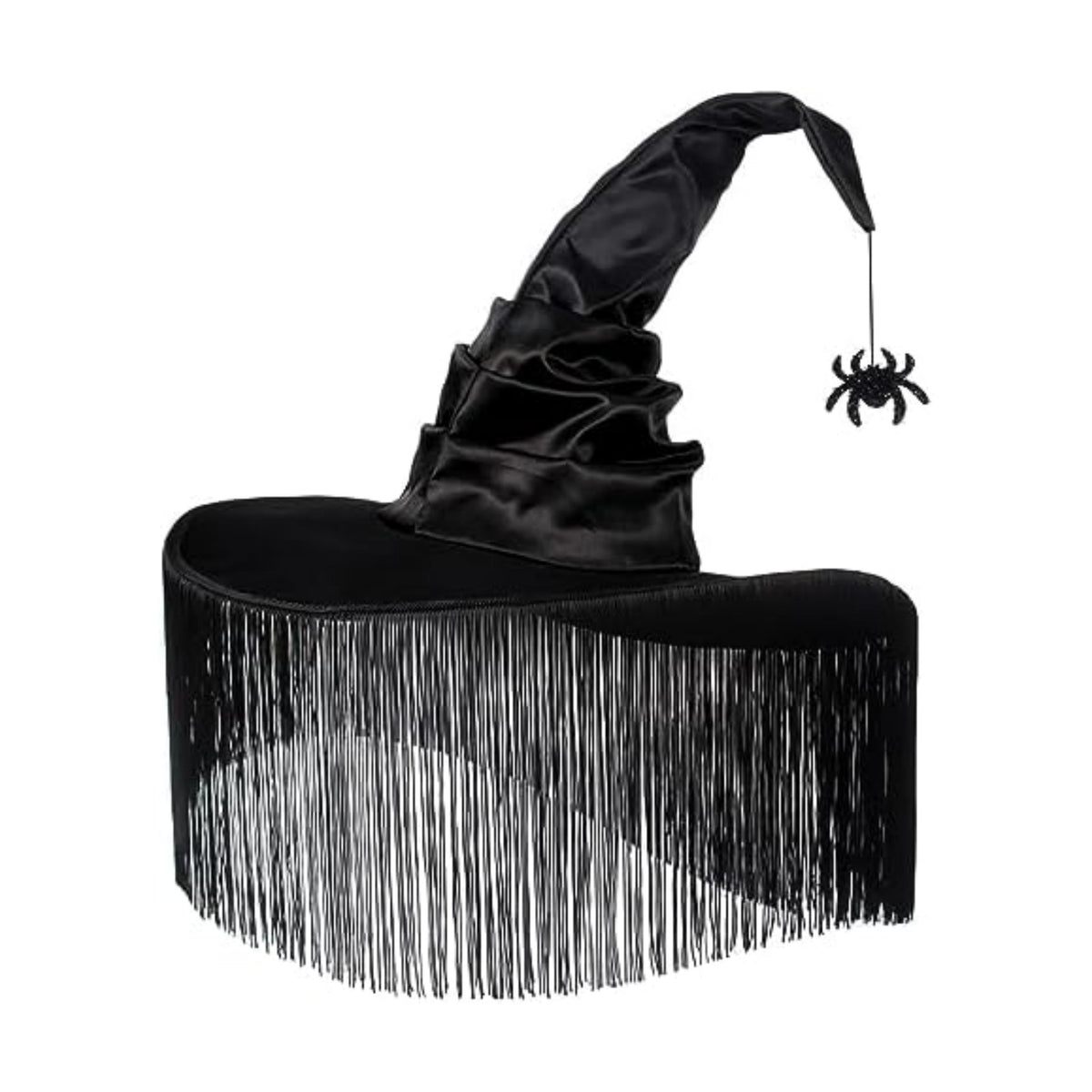 JUSTOTRY Witch Hat for Women - Halloween Women Costume Black