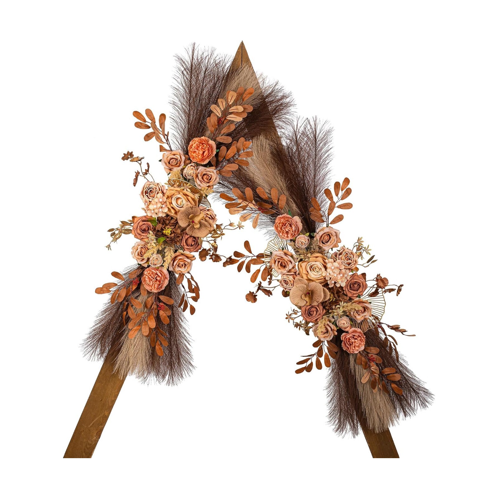 Artificial Flowers for Decoration / Light Coffee&dark Coffee