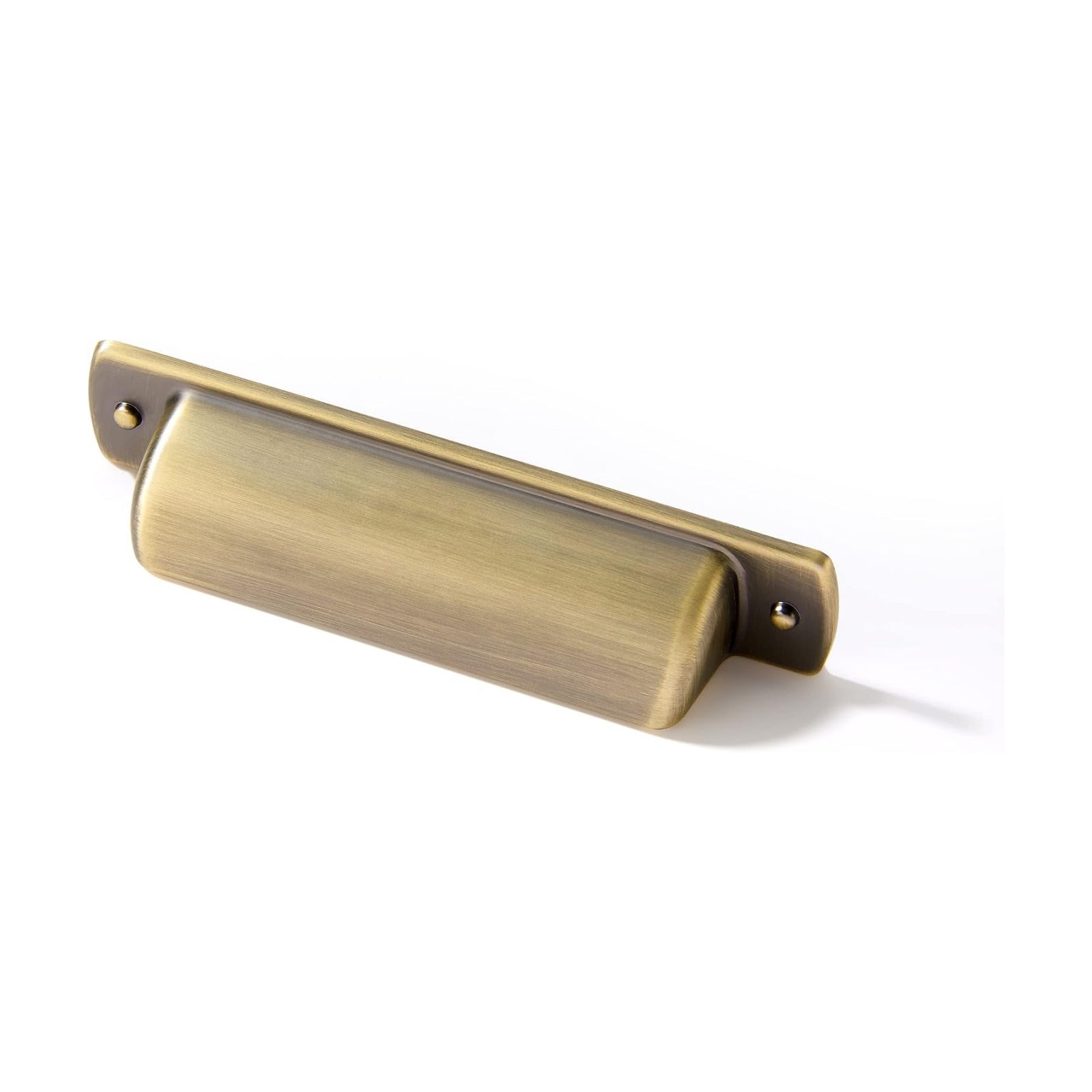 2-1/2" Drawaer Pulls Cabinet Cup Pulls / Cup Pulls 2-1/2" Hole Center / Brushed Antique Brass