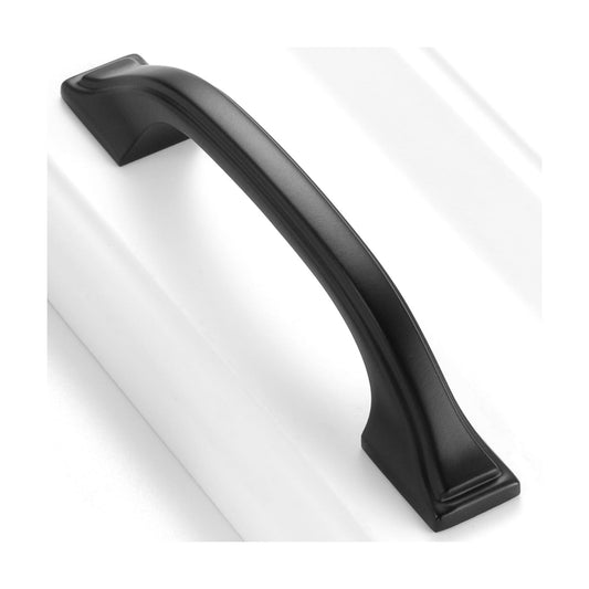 Cabinet Pulls Black Cabinet Handles Black Hardware / 3 Inches / Arch Pull / Matte Black / Set of 10