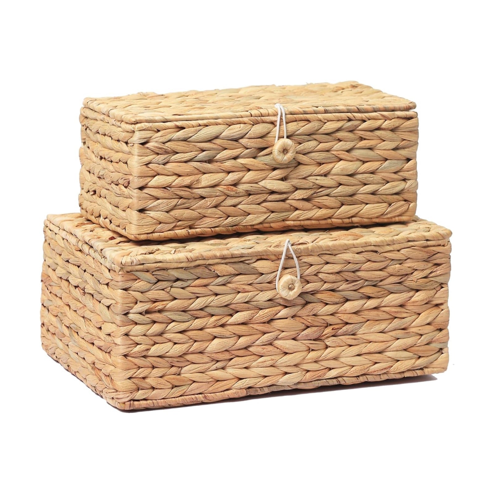 Rattan Basket Decorative Boxes / Set of 2