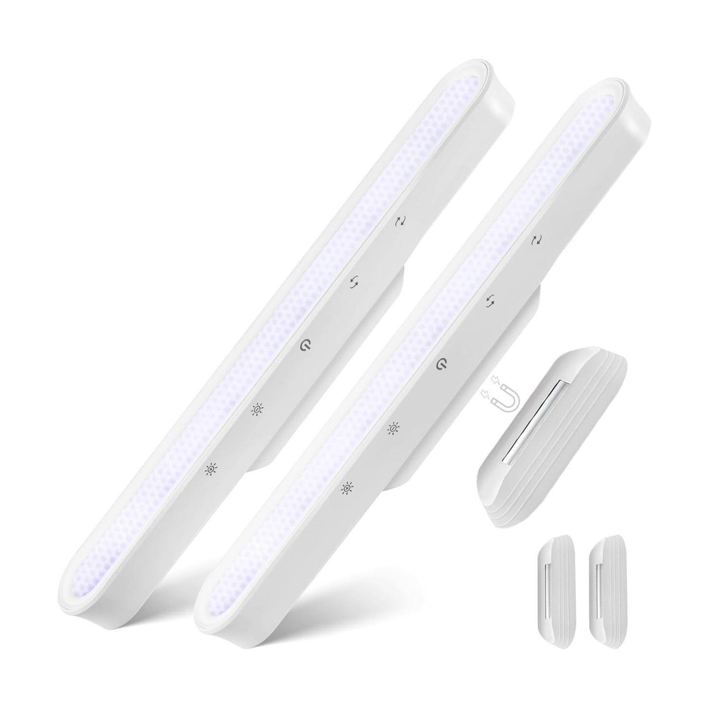 Under Cabinet Lights Wireless, Under Counter Lights for Kitchen Touch Control, Magnetic Closet Lighting, Rechargeable