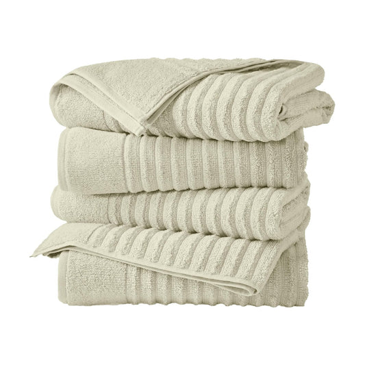 Great Bay Home 4 Pack Bath Towel Set - 100% Cotton Towels - Absorbent & Quick-Dry Towels for Bathroom (Sage Green)