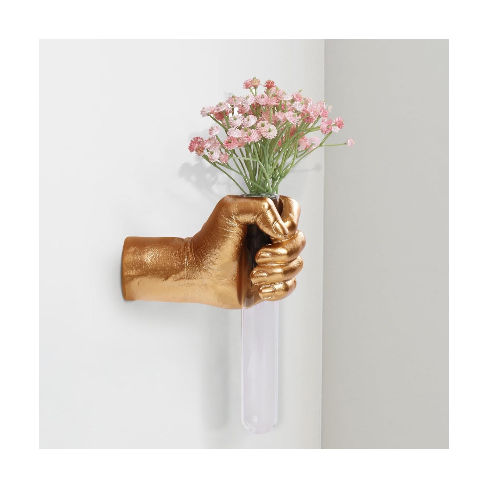 Funky Flower Vase / Gold