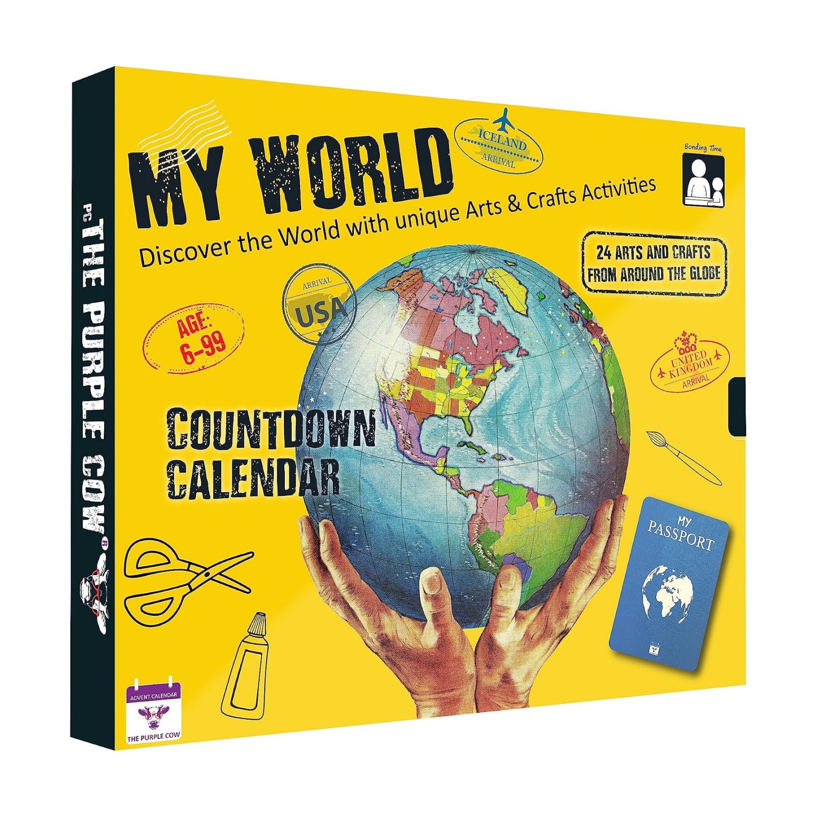 My World Advent Calendar - visit 24 countries, explore different cultures, create original Arts & Crafts from each