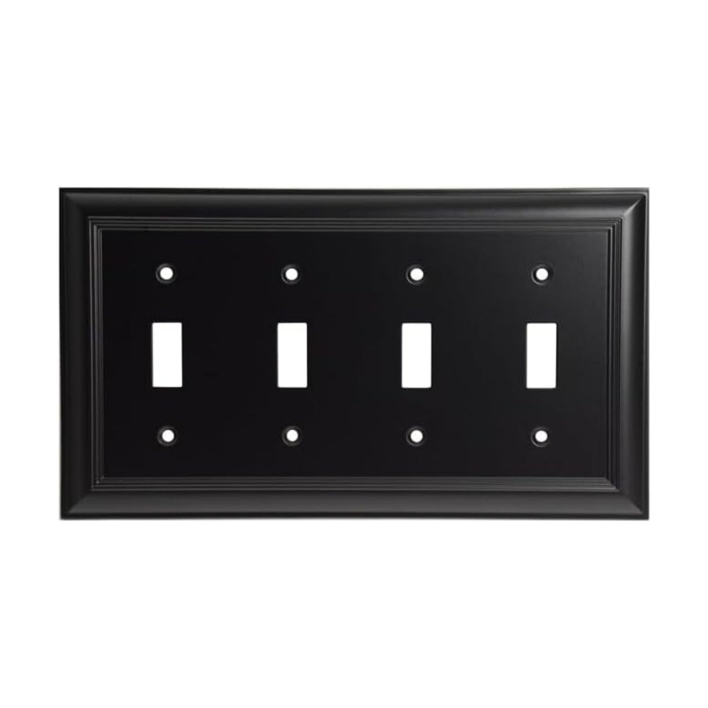 Cool Knobs and Pulls (CKP) Impressions Collection, 31200 Decorative Quad Toggle Wall Plate/Outlet Cover, Long Lasting