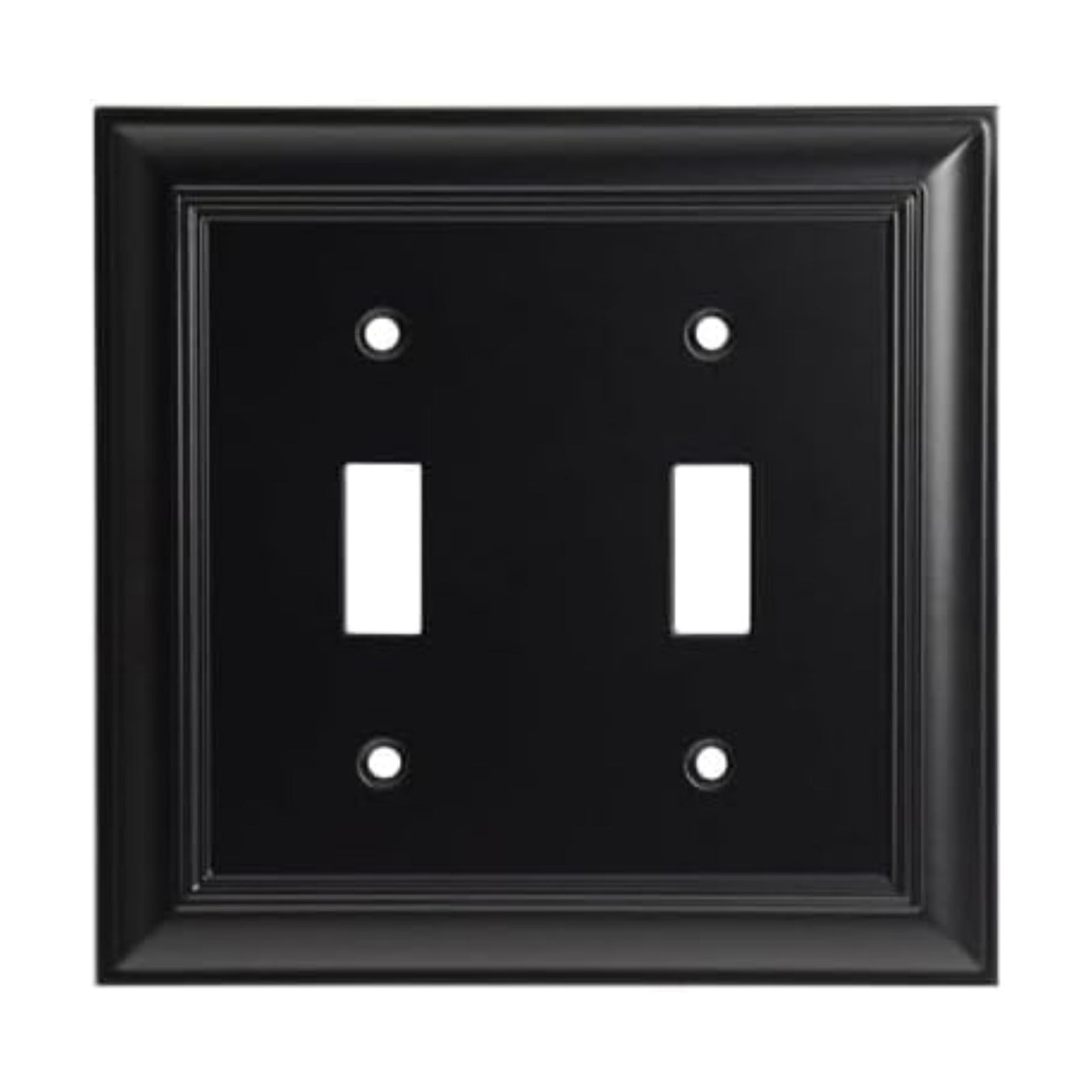 Cool Knobs and Pulls (CKP) Impressions Collection, 31193 Decorative Double Toggle Wall Plate/Outlet Cover, Long Lasting