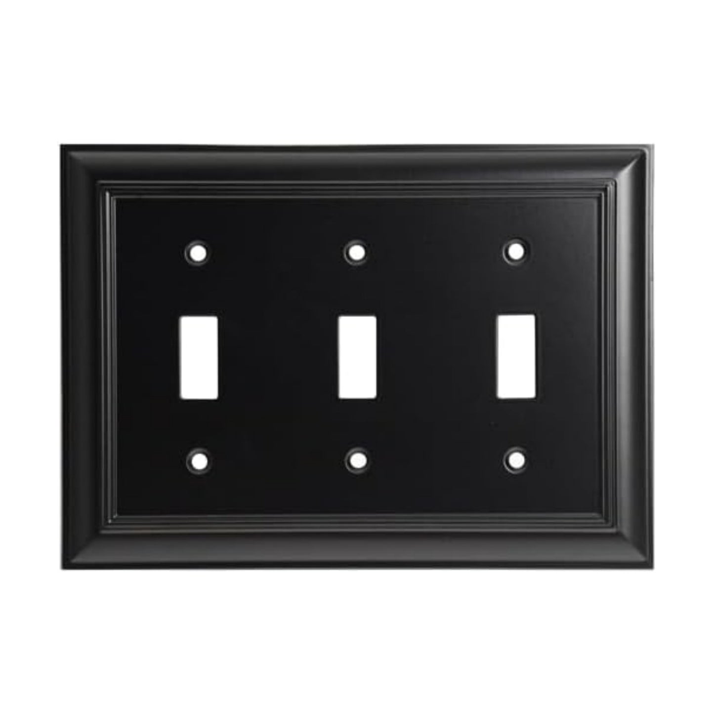Cool Knobs and Pulls (CKP) Impressions Collection, 31198 Decorative Triple Toggle Wall Plate/Outlet Cover, Long Lasting