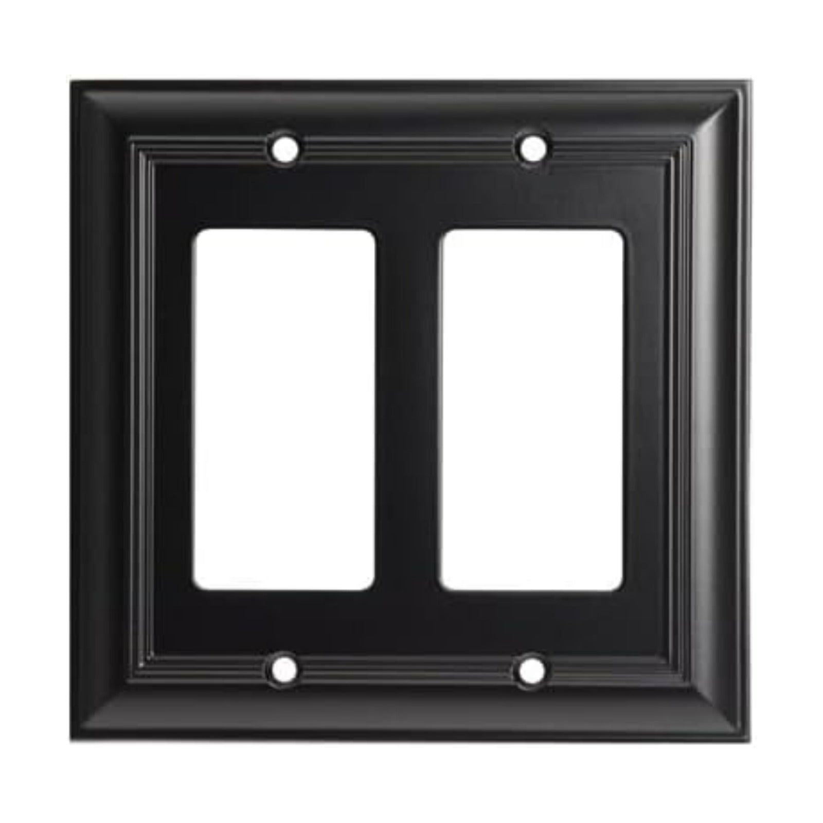 Cool Knobs and Pulls (CKP) Impressions Collection, 31195 Decorative Double Rocker Wall Plate/Outlet Cover, Long Lasting