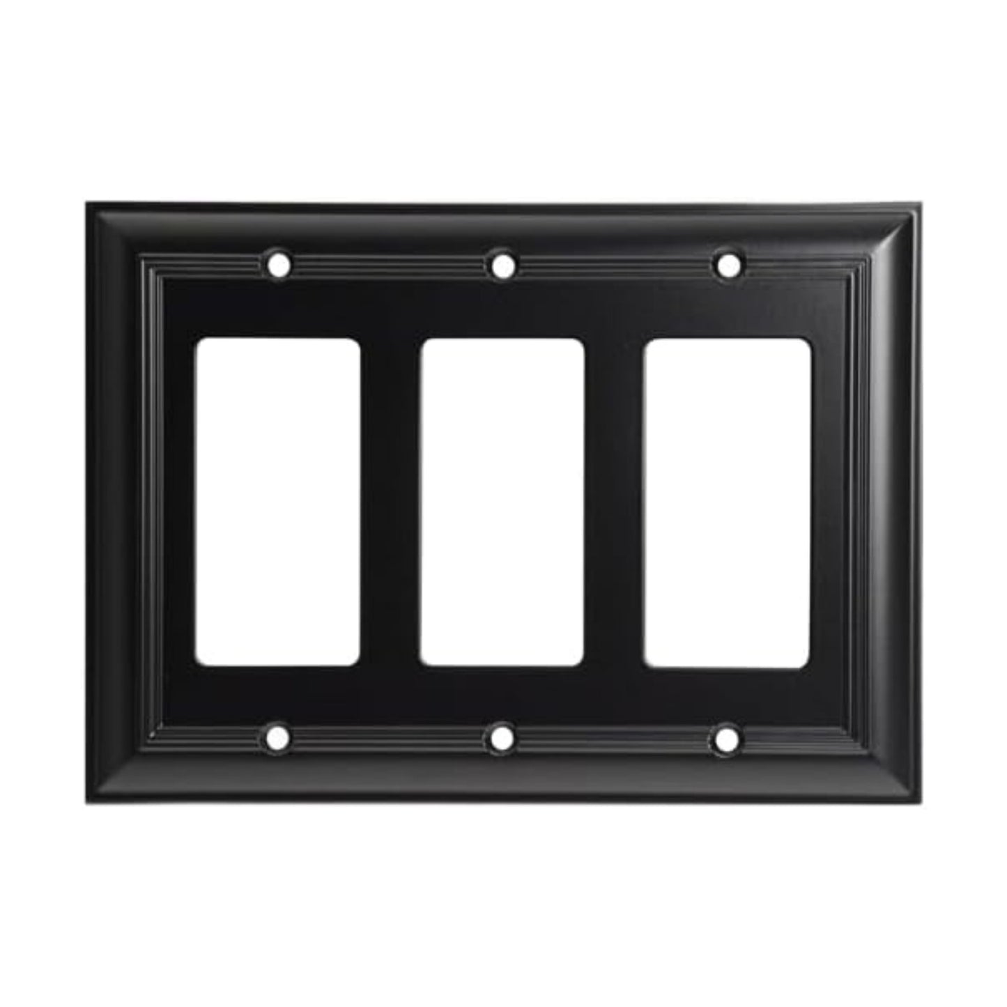 Cool Knobs and Pulls (CKP) Impressions Collection, 31199 Decorative Triple Rocker Wall Plate/Outlet Cover, Long Lasting