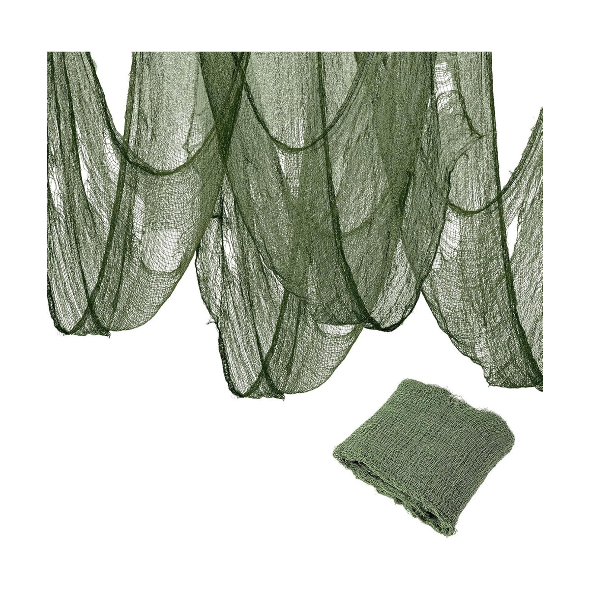 Halloween Creepy Cloth Green 79 X 315 in, Spooky Scary Gauze for Home Decor