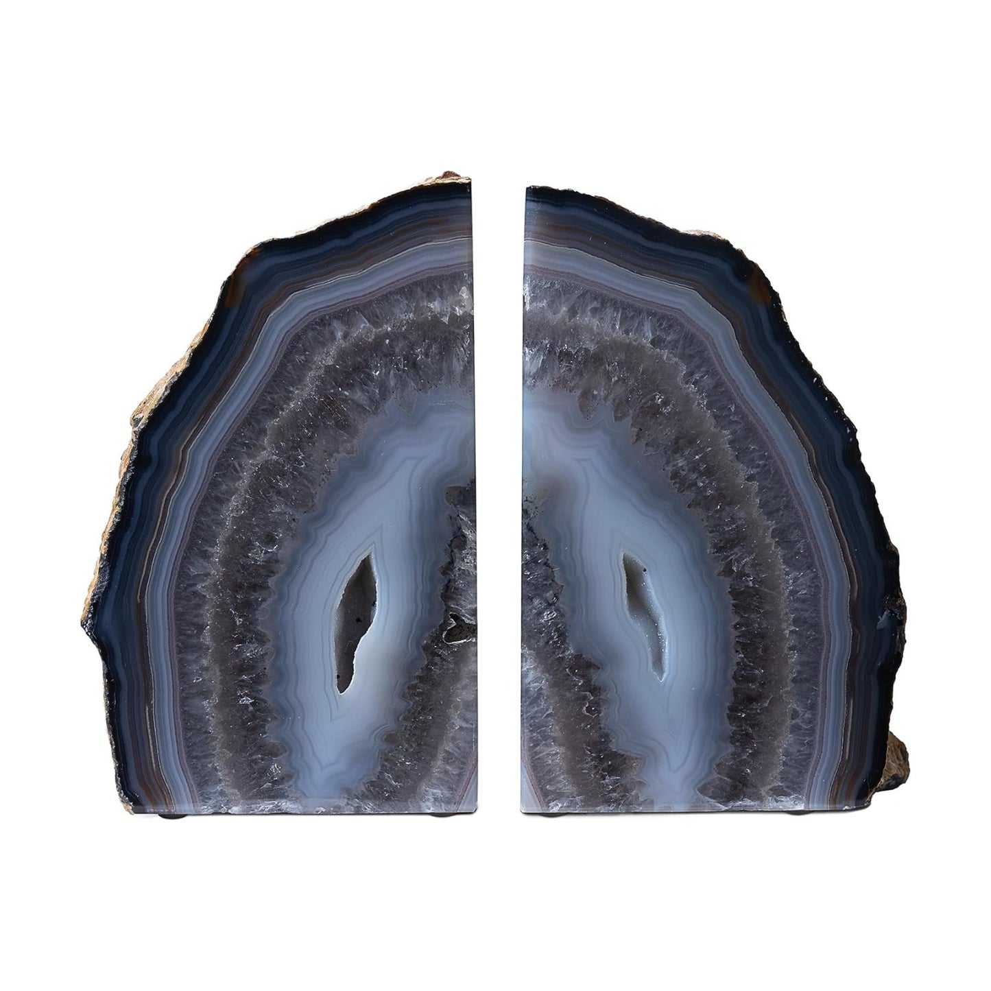 Agate Bookends / Natural / A+ Grade 4 - 6 Lbs
