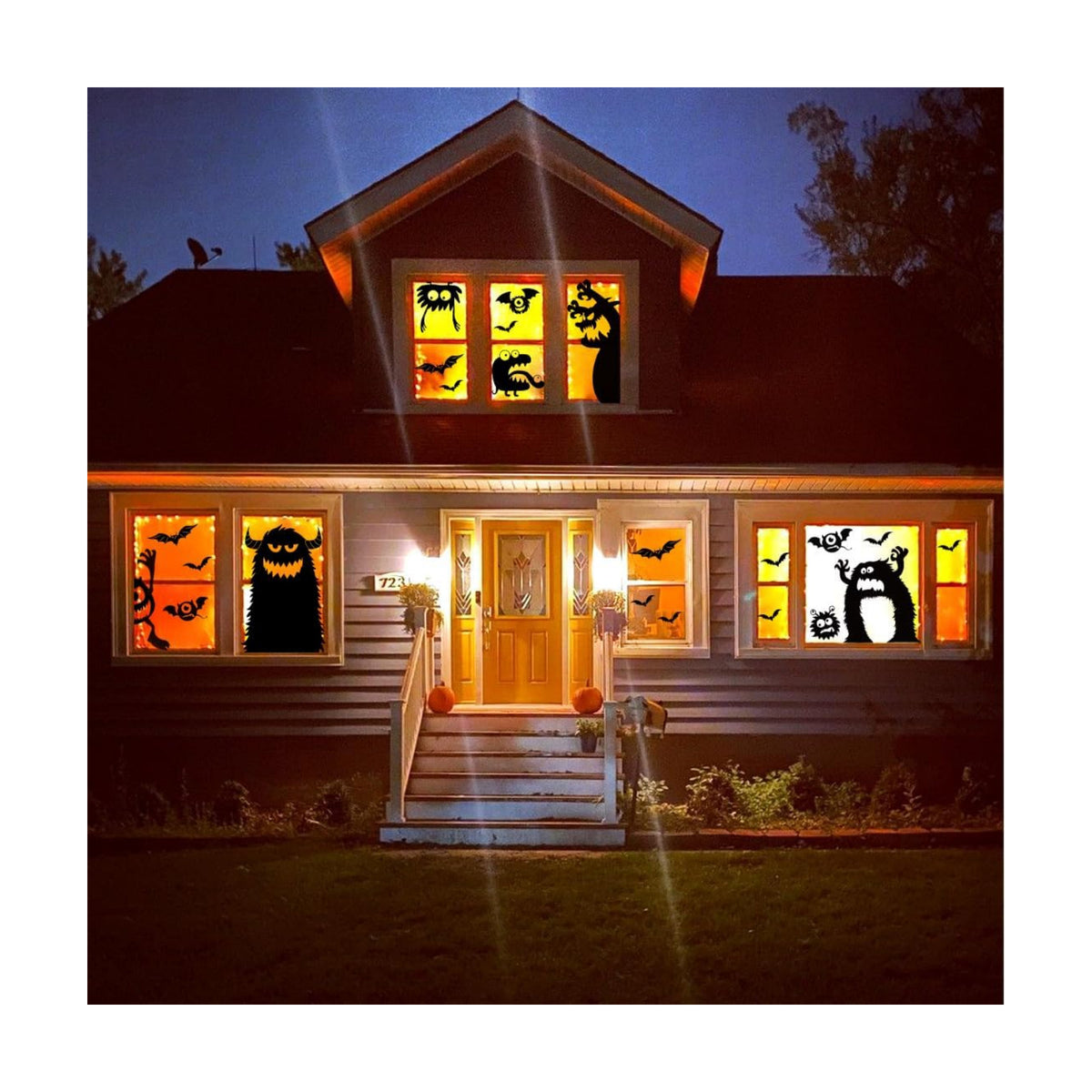 Halloween Window Clings for Glass Windows Halloween Window Decorations