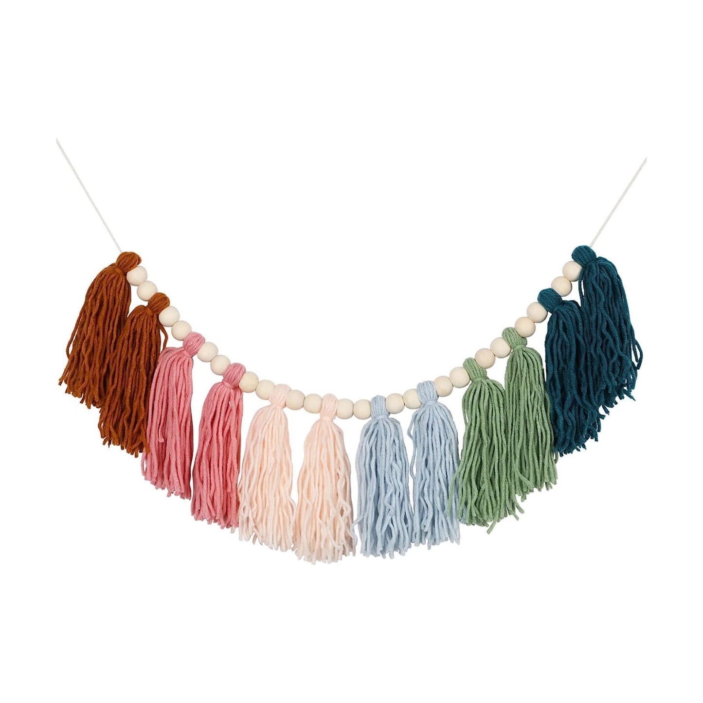 Colorful Boho Tassel Garland / C