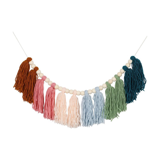 Colorful Boho Tassel Garland / C
