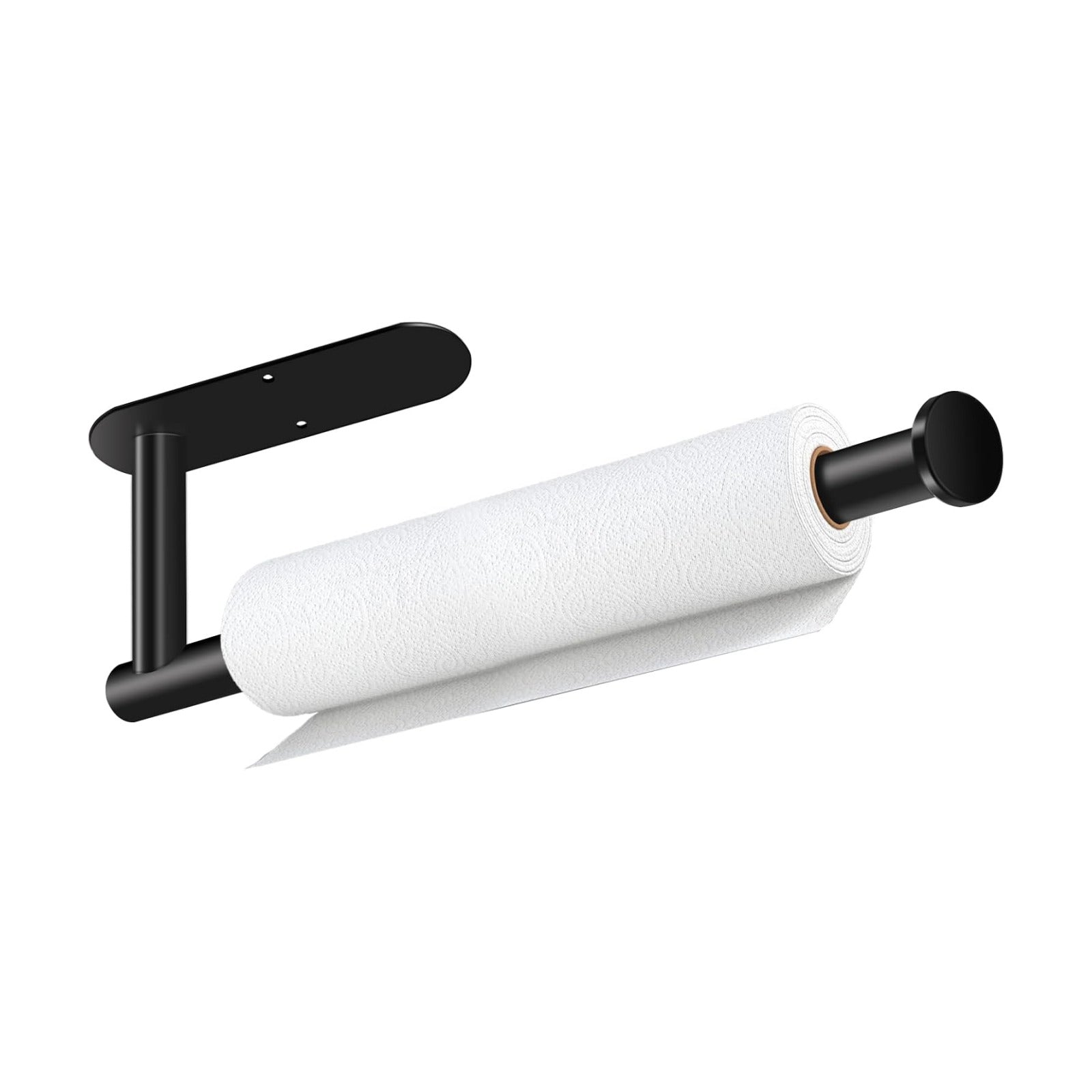 Black Paper Towel Holder, Self Adhesive Paper Towel Holder Under Cabinet