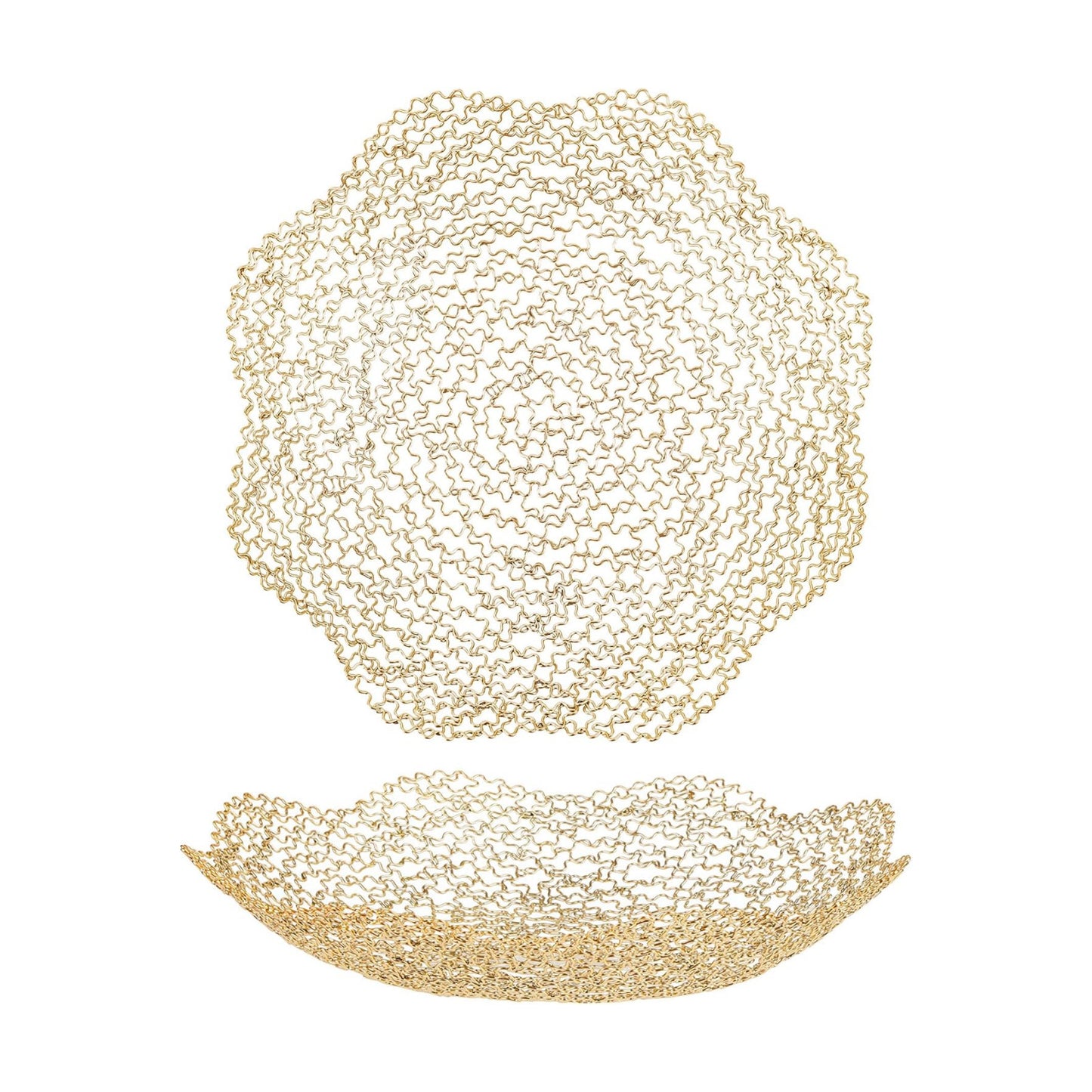 Vegetable Fruit Bowl Basket / Normal / Gold