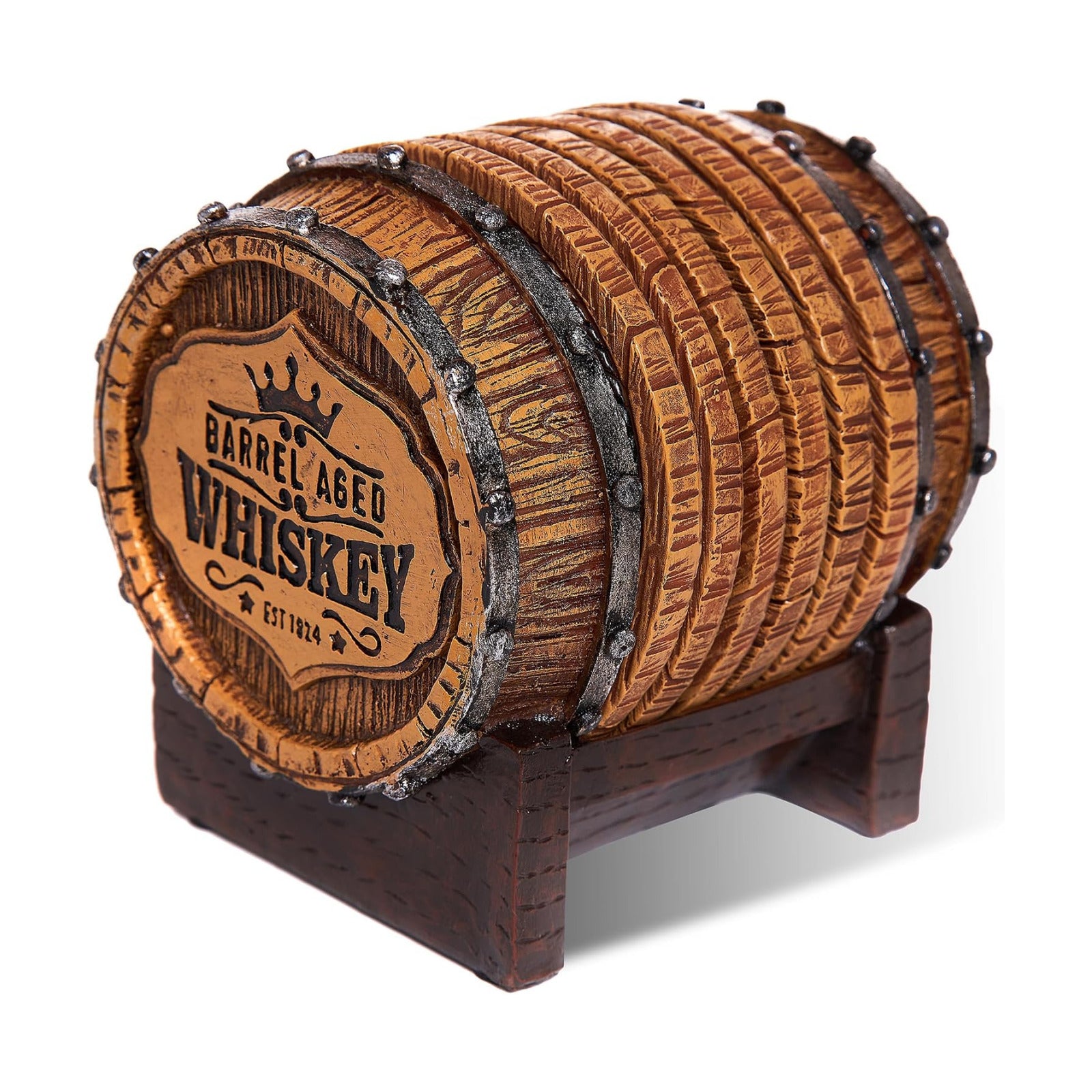 Whiskey Barrel Coaster Set / Whiskey Coasters