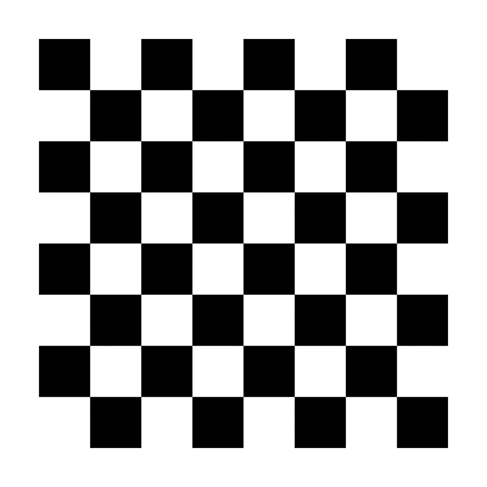 Black & White Checkmate Removable Peel and Stick Wallpaper / Black/white / 20.5 x 16.5