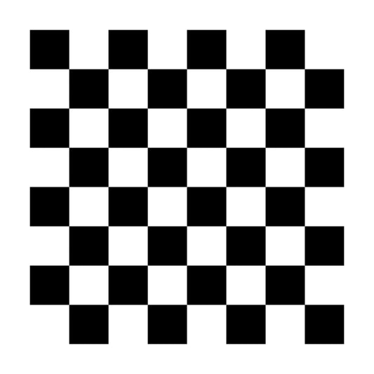 Black & White Checkmate Removable Peel and Stick Wallpaper / Black/white / 20.5 x 16.5