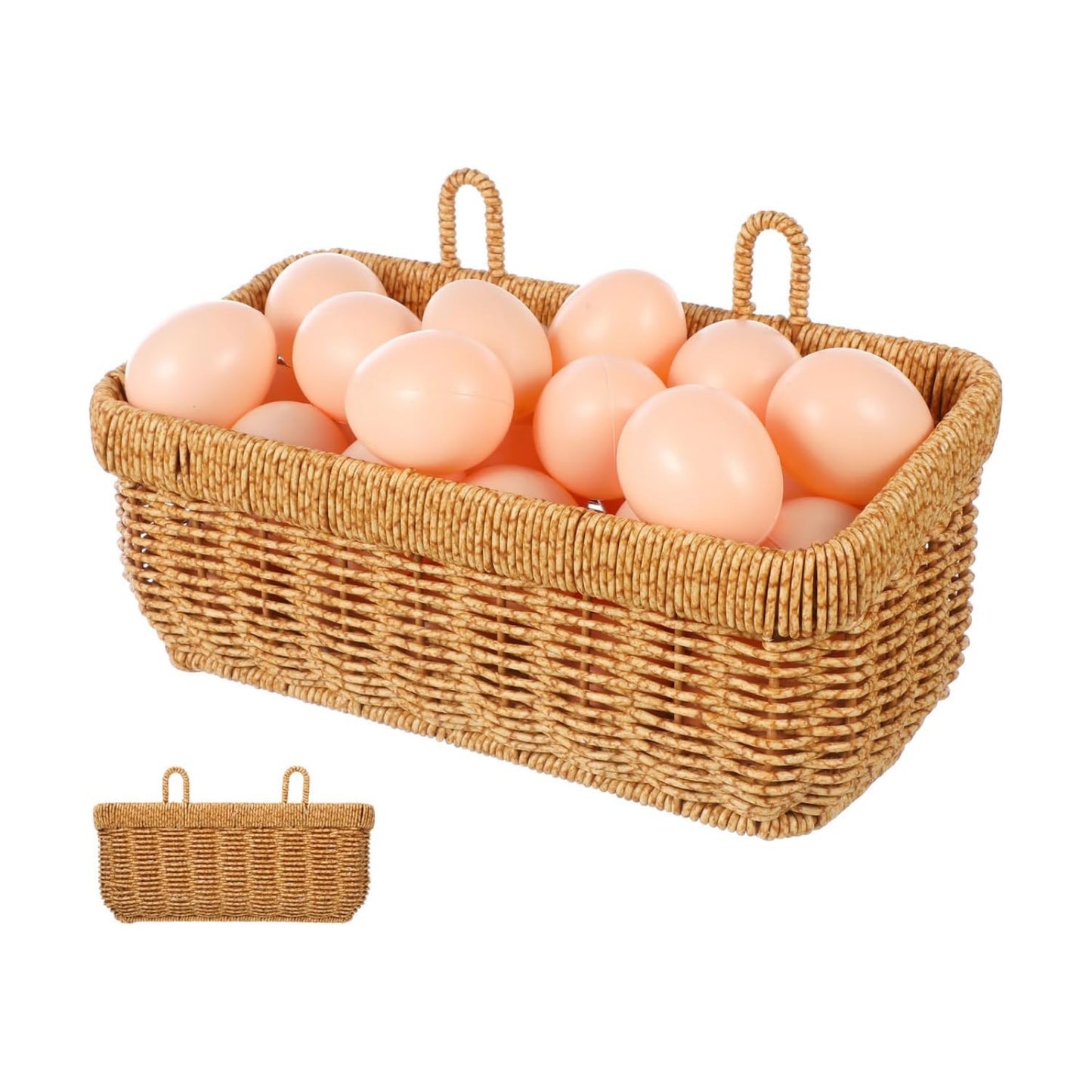 Woven Hanging Wall Baskets / Natural