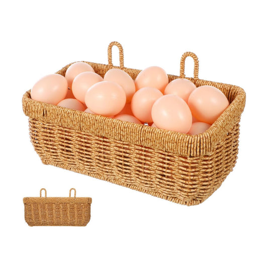 Woven Hanging Wall Baskets / Natural