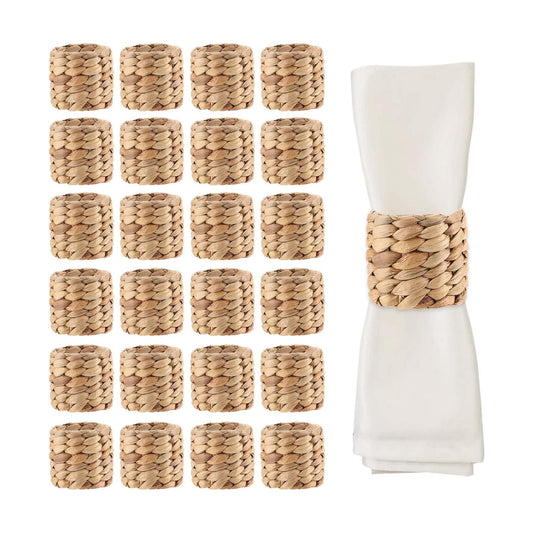 Round Woven Napkin Ring / 1.96 x 1.96 / Set of 25