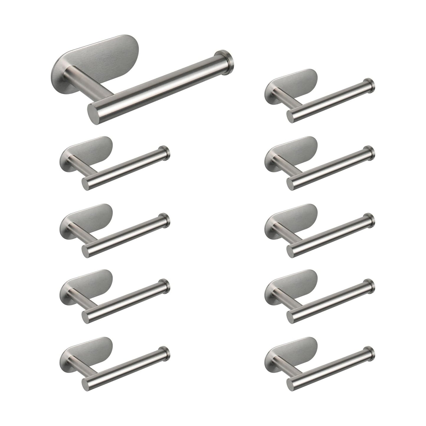 NearMoon Toilet Paper Holder Self Adhesive, Premium Thicken SUS304 Stainless Steel Rustproof Adhesive Toilet Roll
