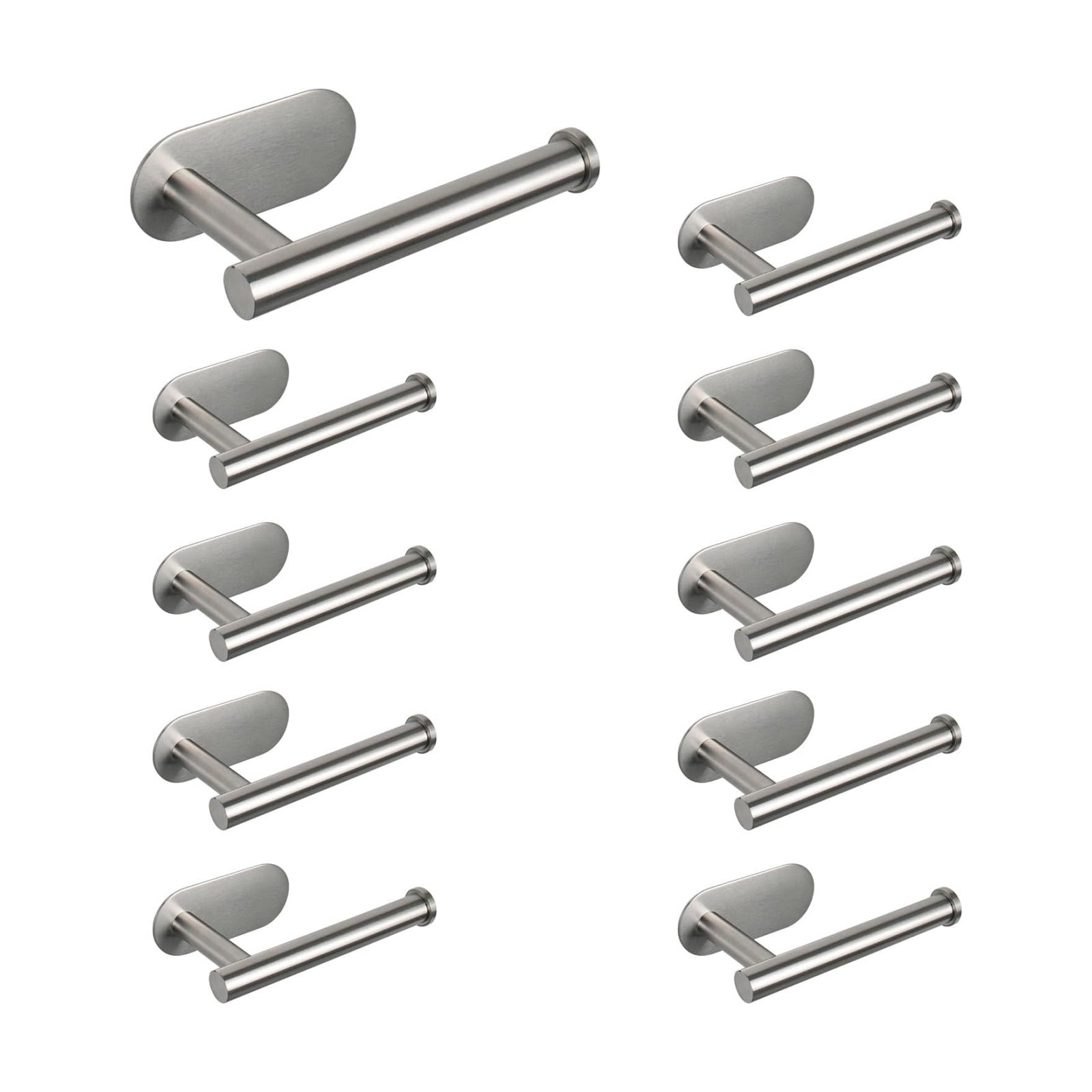 NearMoon Toilet Paper Holder Self Adhesive, Premium Thicken SUS304 Stainless Steel Rustproof Adhesive Toilet Roll