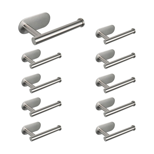 NearMoon Toilet Paper Holder Self Adhesive, Premium Thicken SUS304 Stainless Steel Rustproof Adhesive Toilet Roll