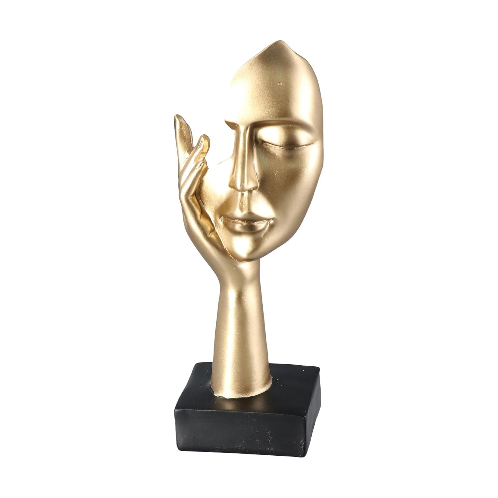 Thinker Statues Sculptures / Woman Face Statue Figurines
