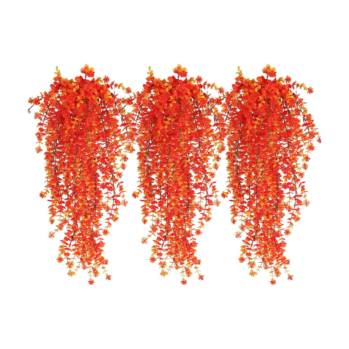 RECUTMS Artificial Hanging Plants Fall Faux Eucalyptus Fake Draping Vines