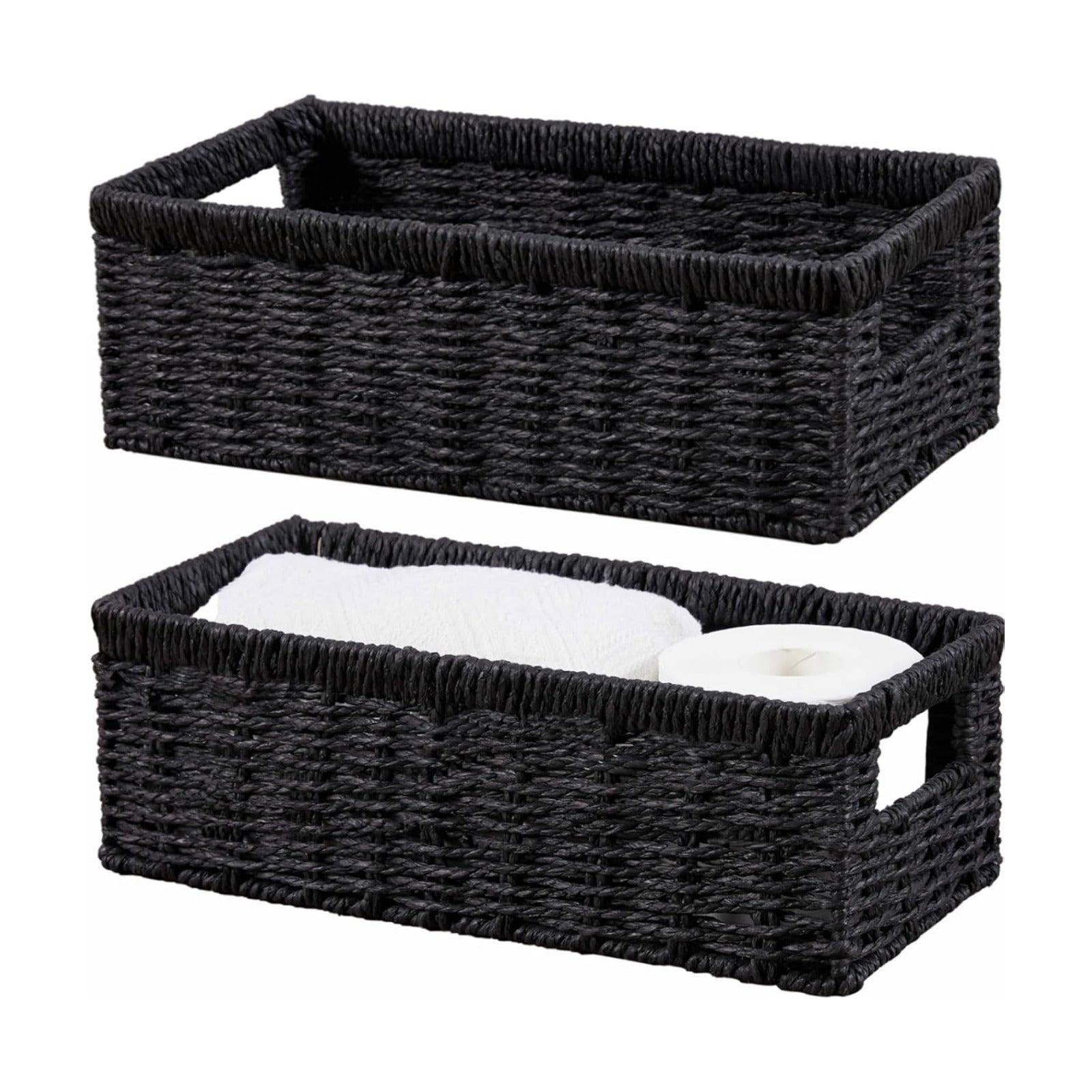 Wicker Baskets / Wicker Storage Basket / Paper Rope
