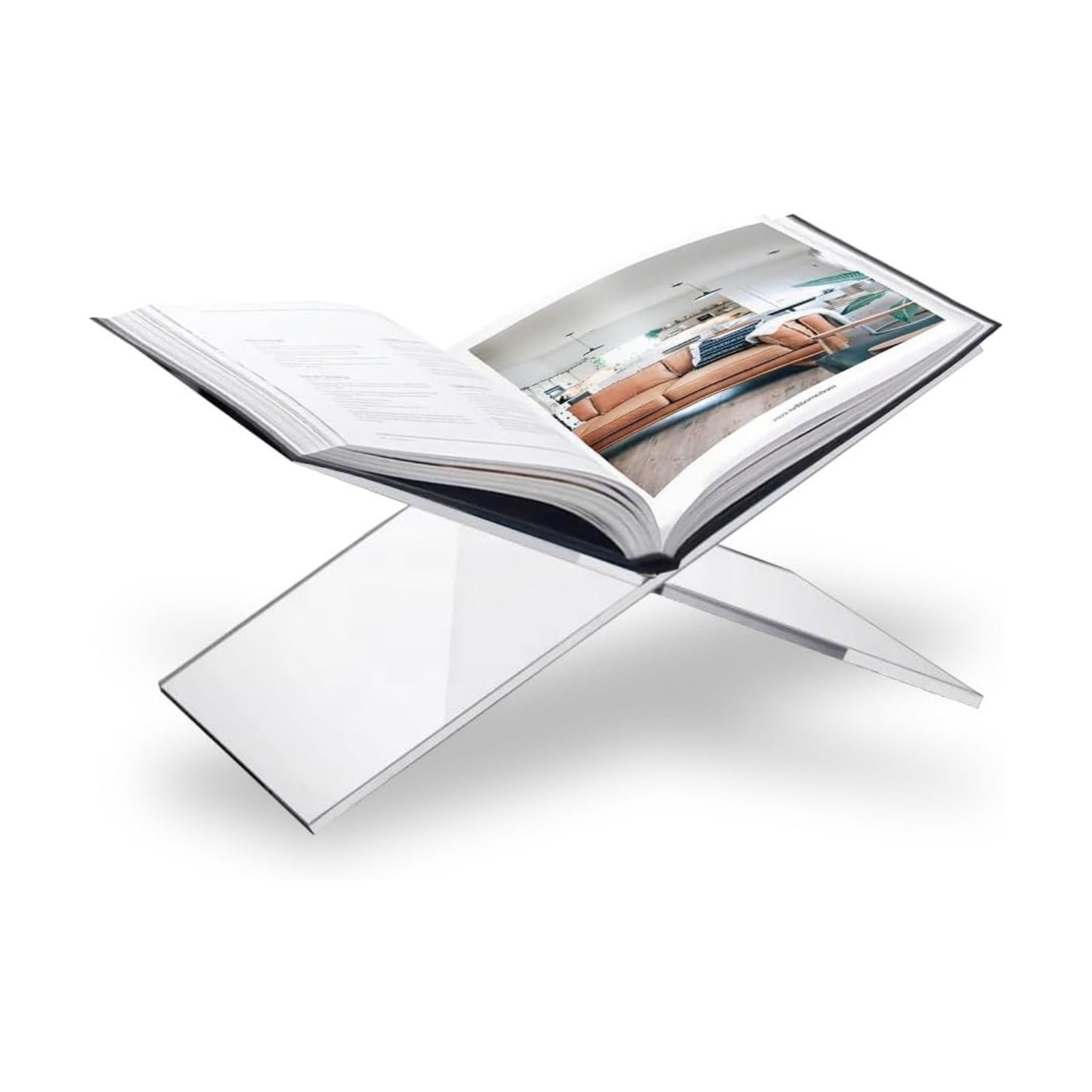 Acrylic Book Holder / 6mm Transparent / 11 x 6 x 5.2