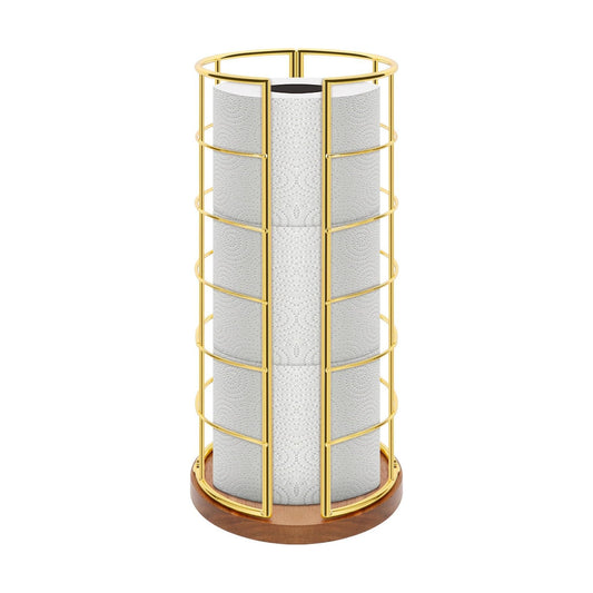 NearMoon Toilet Paper Organizer Stand, Freestanding 3 Rolls Tissue Storage, Metal Bathroom Accessory, Rustproof Toilet
