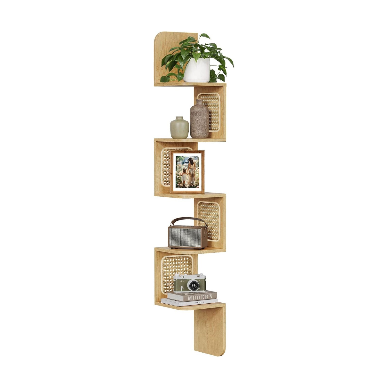 PVC Rattan Sides / Oak Beige